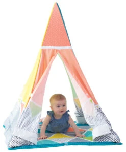 Infantino Large Teepee Gym Speelkleed BK-216143 -babybenodigdheden teepee sfeer 3