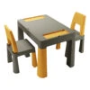Tega Baby Teggi Graphite/Mustard Multifun 3-in-1 Tafel Met Twee Stoeltjes TI-011-172 -babybenodigdheden teggi graphite mustard set