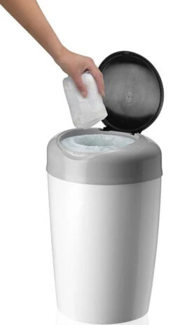 Tommee Tippee Simplee Sangenic Tub Wit/Grijs Luieremmer 87003103 (eco) 5 Tommee Tippee Simplee Sangenic Tub Wit/Grijs Luieremmer 87003103 (eco) -babybenodigdheden tommee tippee simplee sangenic wit grijs luieremmer 4 4