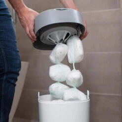 Tommee Tippee Twist & Click Tub Luieremmer Starterset Incl. 6 Cassettes 85100402 (eco) -babybenodigdheden tommee tippee twist click 1 2