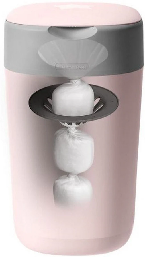 Tommee Tippee Twist & Click Gentle Pink Luieremmer 85100202 (eco) -babybenodigdheden tommee tippee twist click gentle pink luieremmer 85101301 1 1