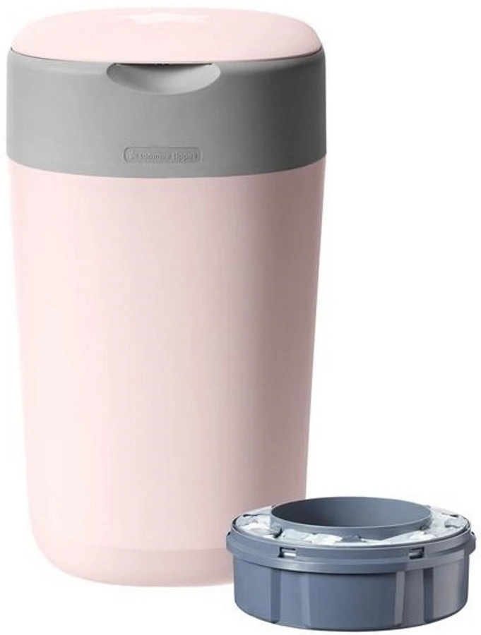 Tommee Tippee Twist & Click Gentle Pink Luieremmer 85100202 (eco) -babybenodigdheden tommee tippee twist click gentle pink luieremmer 85101301 4