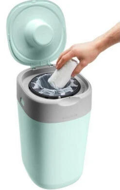 Tommee Tippee Twist & Click Tub Green Luieremmer 85102402 (eco) 5 Tommee Tippee Twist & Click Tub Green Luieremmer 85102402 (eco) -babybenodigdheden tommee tippee twist click tub green luieremmer 85102501 2 1