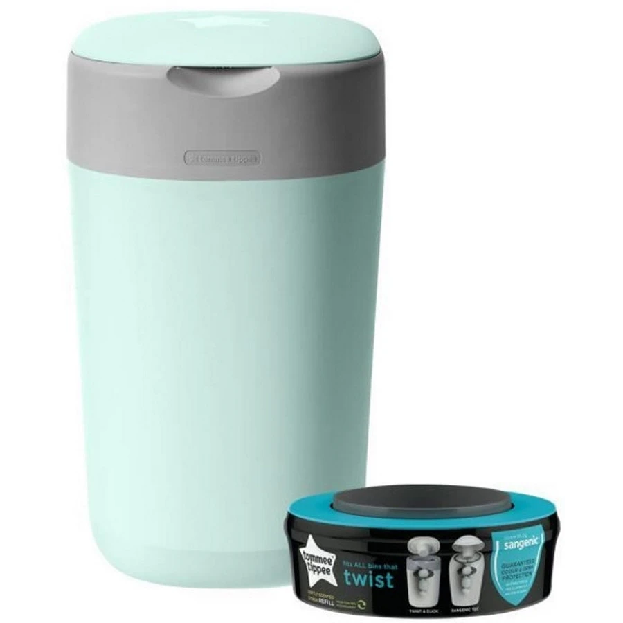 Tommee Tippee Twist & Click Tub Green Luieremmer 85102402 (eco) Tommee Tippee Twist & Click Tub Green Luieremmer 85102402 (eco) -babybenodigdheden tommee tippee twist click tub green luieremmer 85102501 5