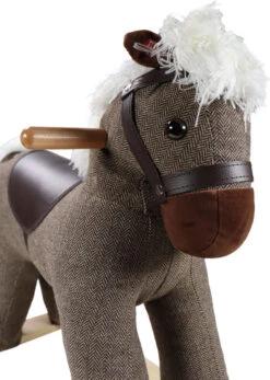 Tryco Milo Bruin Hobbelpaard 18m+ TR-120108 4 Tryco Milo Bruin Hobbelpaard 18m+ TR-120108 -babybenodigdheden tr 120108 tryco rocking horse small brown 03 1