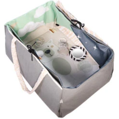 Tryco Polar Bear Pete 2-in-1 XL Speelkleed En Opbergtas TR-140208 -babybenodigdheden tr 140208 tryco polar bear pete playmat bag in 1 09