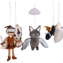 Tryco Fantasie Ridder Muziekmobiel TR-243316 -babybenodigdheden tr 243316 8720289399306 musical mobile fantasy knight 03 2