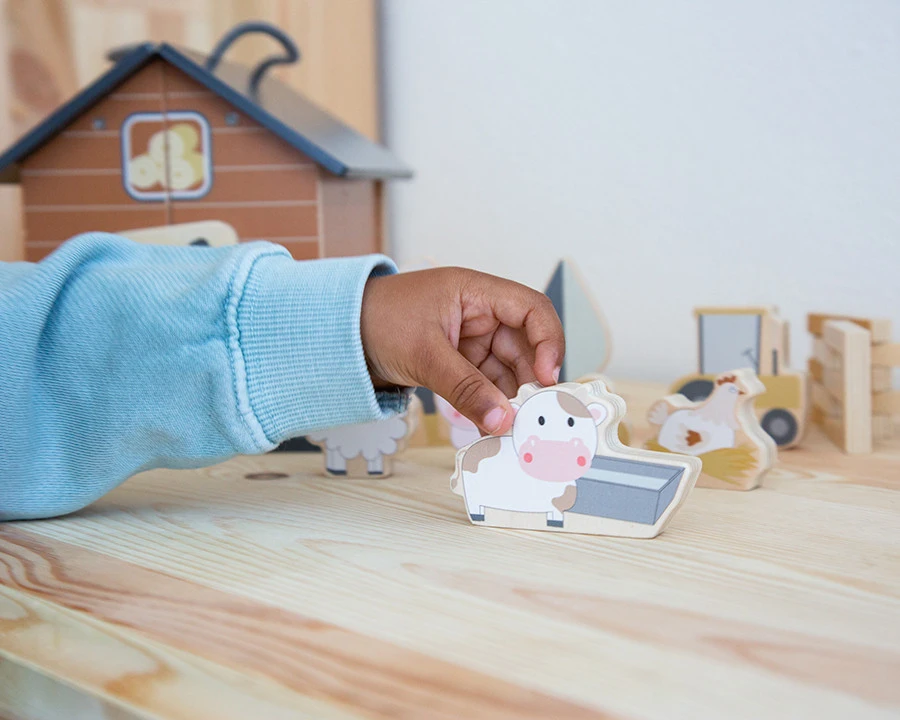 Tryco Inklapbare Houten Boerderij TR-353004 Tryco Inklapbare Houten Boerderij TR-353004 -babybenodigdheden tr 353004 tryco wooden foldable farm 05