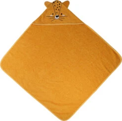 Blush & Blossom Leopard Lenny Badstof Badcape TR-BB4204 -babybenodigdheden tr bb4204 blush blossom leopard lenny bath cape 01 1