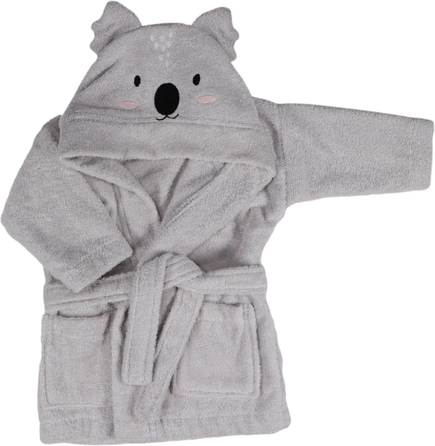 Blush & Blossom Koala Kyle 0-1jr Badstof Badjas TR-BB4211 -babybenodigdheden tr bb4211 blush blossom koala kyle bathrobe 0 1jr 01