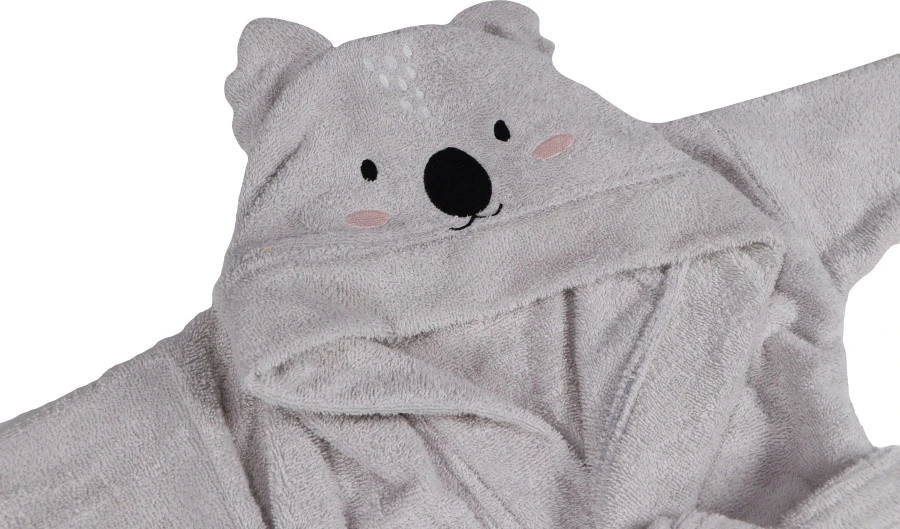 Blush & Blossom Koala Kyle 0-1jr Badstof Badjas TR-BB4211 -babybenodigdheden tr bb4211 blush blossom koala kyle bathrobe 0 1jr 04