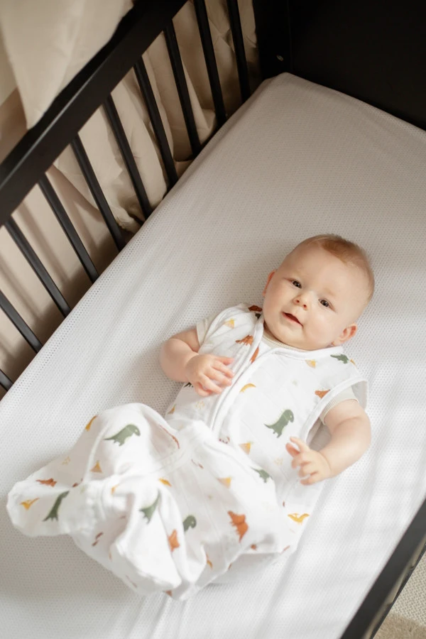 Blush & Blossom Dinosaurus 110 cm Hydrofiel Slaapzak TR-BB443437 Blush & Blossom Dinosaurus 110 Cm Hydrofiel Slaapzak TR-BB443437 -babybenodigdheden tr bb443423 blush blossom dinosaurus 70 cm 01