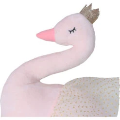 Tryco Zwaan Ivy 46 Cm Knuffel TR-243334 -babybenodigdheden tryco swan zwaan ivy knuffel tr 243334 5