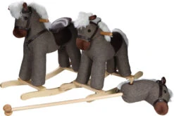 Tryco Milo Bruin Hobbelpaard 36m+ TR-120111 6 Tryco Milo Bruin Hobbelpaard 36m+ TR-120111 -babybenodigdheden tryco horse brown 1 1