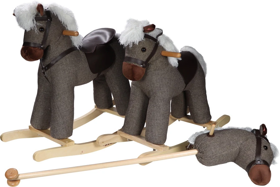 Tryco Milo Bruin Hobbelpaard 36m+ TR-120111 Tryco Milo Bruin Hobbelpaard 36m+ TR-120111 -babybenodigdheden tryco horse brown 1 1