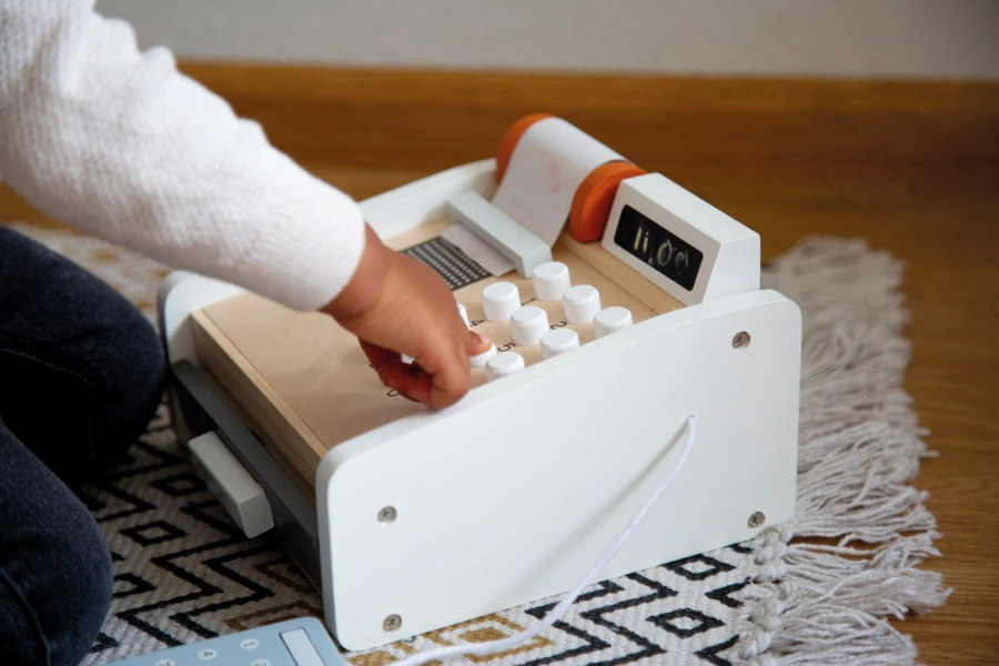 Tryco Houten Kassa met Pinautomaat TR-303005 Tryco Houten Kassa Met Pinautomaat TR-303005 -babybenodigdheden tryco houten kassa 02