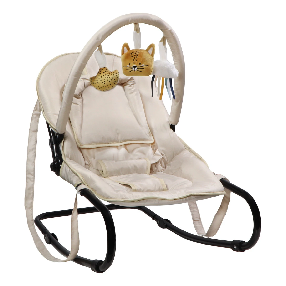Tryco Leopard Lenny Zand Wipstoel TR-272702 Tryco Leopard Lenny Zand Wipstoel TR-272702 -babybenodigdheden tryco leopard lenny sand wipstoel tr 272702 2