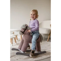 Tryco Milo Grijs Hobbelpaard 36m+ TR-120109 -babybenodigdheden tryco milo roze hobbelpaard 18m tr 120107 03 1