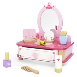 Viga Houten Make-up Set Met Kaptafel 44571 -babybenodigdheden viga houten make up set met kaptafel 44571 2
