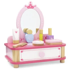 Viga Houten Make-up Set Met Kaptafel 44571 -babybenodigdheden viga houten make up set met kaptafel 44571 3