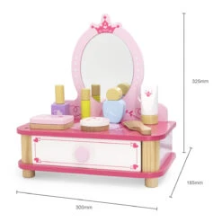 Viga Houten Make-up Set Met Kaptafel 44571 -babybenodigdheden viga houten make up set met kaptafel 44571 4