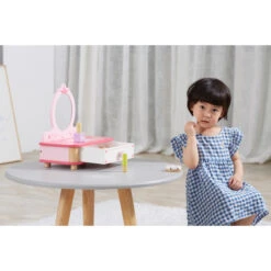 Viga Houten Make-up Set Met Kaptafel 44571 -babybenodigdheden viga houten make up set met kaptafel 44571 6