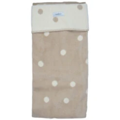 Zaffiro Ecru & Beige Gestipt 75 X 100 Cm Wiegdeken 14987 -babybenodigdheden zaffiro ecru en beige gestipt 75x100 mamaloes babysjop 1
