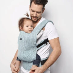 Zaffiro City Graphite Leaves Ergonomische Draagzak 45400 -babybenodigdheden zaffiro city mint leaves ergonomische draagzak 1