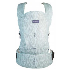 Zaffiro City Geo Blue Steel Ergonomische Draagzak 8241 -babybenodigdheden zaffiro city mint leaves ergonomische draagzak 2 1 3