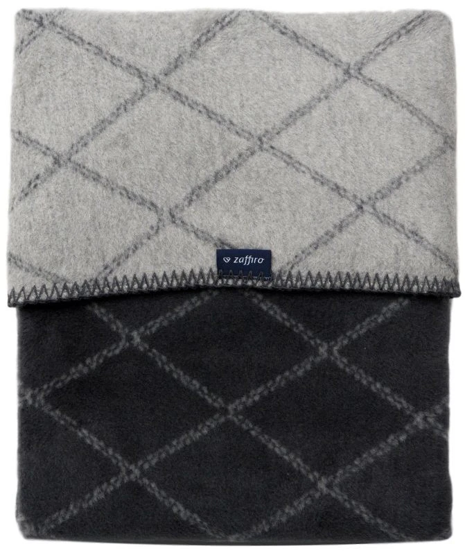 Zaffiro Antraciet & Grijs Ruitjes 75 x 100 cm Wiegdeken 40795 Zaffiro Antraciet & Grijs Ruitjes 75 X 100 Cm Wiegdeken 40795 -babybenodigdheden zaffiro deken ruit antraciet grijs ea1 1