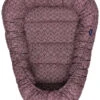 Zaffiro Geo Burgund Babynest 9989 -babybenodigdheden zaffiro geo burgund babynest 9989