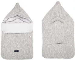 Zaffiro Grey Leaves Basic 5-in-1 Voetenzak 7572 -babybenodigdheden zaffiro grey leaves basic 5 in 1 voetenzak 7572 2