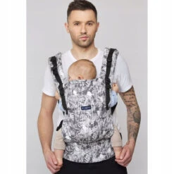 Zaffiro Smart 2.0 Graphite Leaves Ergonomische Draagzak 7992 -babybenodigdheden zaffiro smart 2.0 geo burgund draagzak 8067 7 2