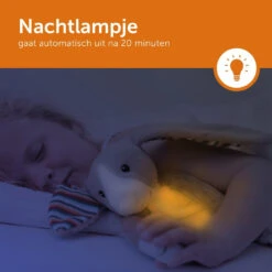 Zazu Bo Het Konijn Muzikaal Nachtlampje ZA-BO-01 -babybenodigdheden zazu bo het konijn muzikaal nachtlampje za bo 01
