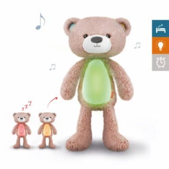 Zazu Brody De Beer Roze Slaaptrainer ZA-BRODY-03 -babybenodigdheden zazu brody de beer roze slaaptrainer za brody 03 3