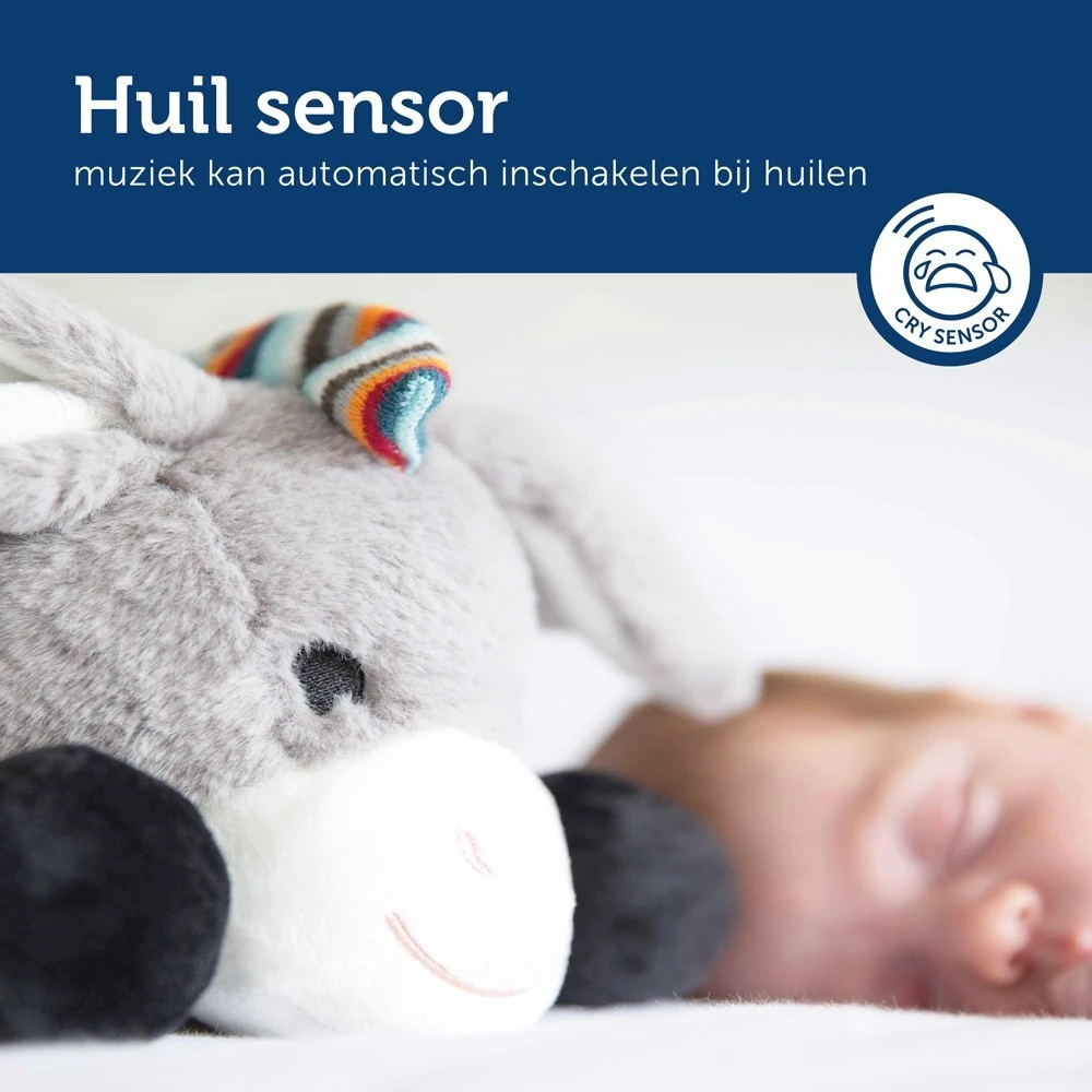 Zazu Don De Ezel Heartbeat Knuffel Met Geluid Za-Don-01 Zazu Don De Ezel Heartbeat Knuffel Met Geluid Za-Don-01 -babybenodigdheden zazu don de ezel heartbeat knuffel met geluid za don 01 3
