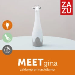 Zazu Gina Giraffe Grijs Zaklamp En Nachtlampje ZA-GINA-01 4 Zazu Gina Giraffe Grijs Zaklamp En Nachtlampje ZA-GINA-01 -babybenodigdheden zazu gina giraffe grijs zaklamp en nachtlampje za gina 01 4