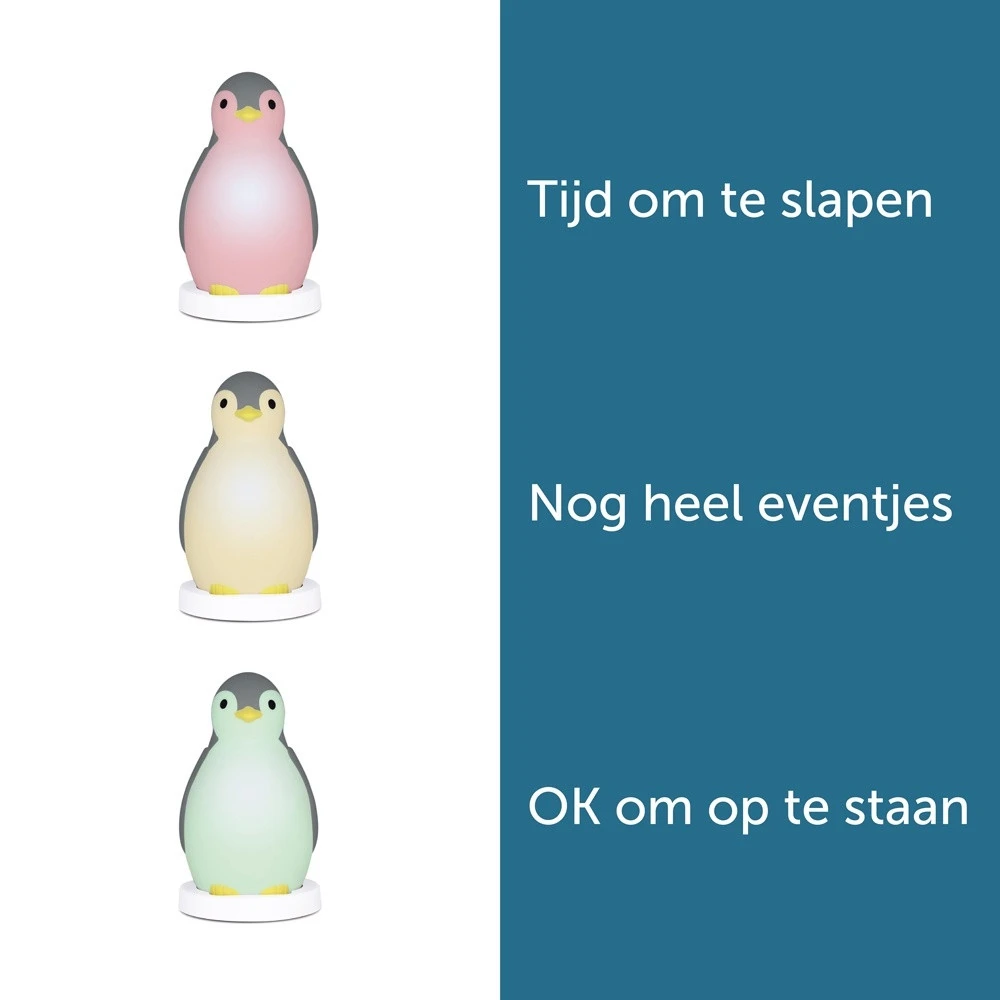 Zazu Pam de Pinguin Grijs 3 in 1 Slaaptrainer ZA-PAM-01 Zazu Pam De Pinguin Grijs 3 In 1 Slaaptrainer ZA-PAM-01 -babybenodigdheden zazu pam de pinguin grijs 3 in 1 slaaptrainer za pam 01 5