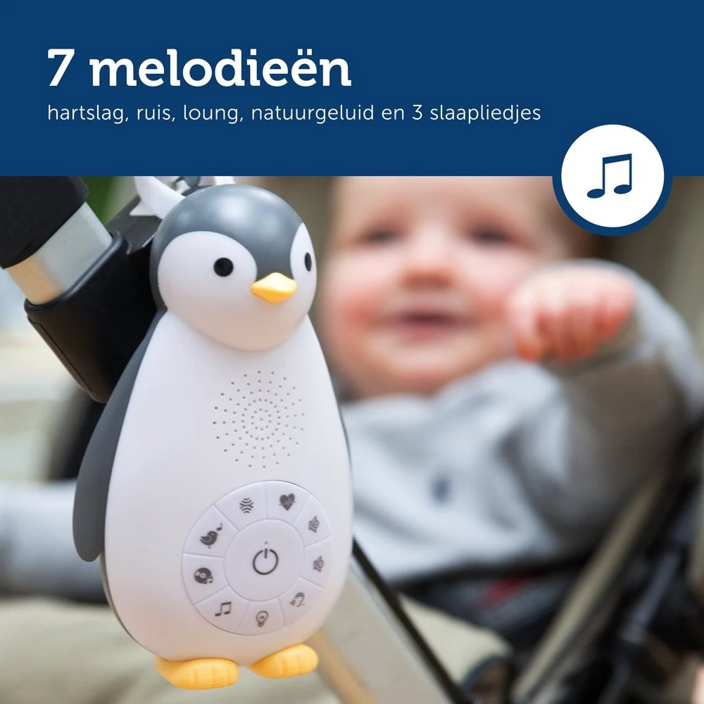 Zazu Zoe de Pinguin Grijs 3 in 1 Muziekdoosje ZA-ZOE-01 Zazu Zoe De Pinguin Grijs 3 In 1 Muziekdoosje ZA-ZOE-01 -babybenodigdheden zazu zo de pinguin grijs 3 in 1 muziekdoosje za zoe 01